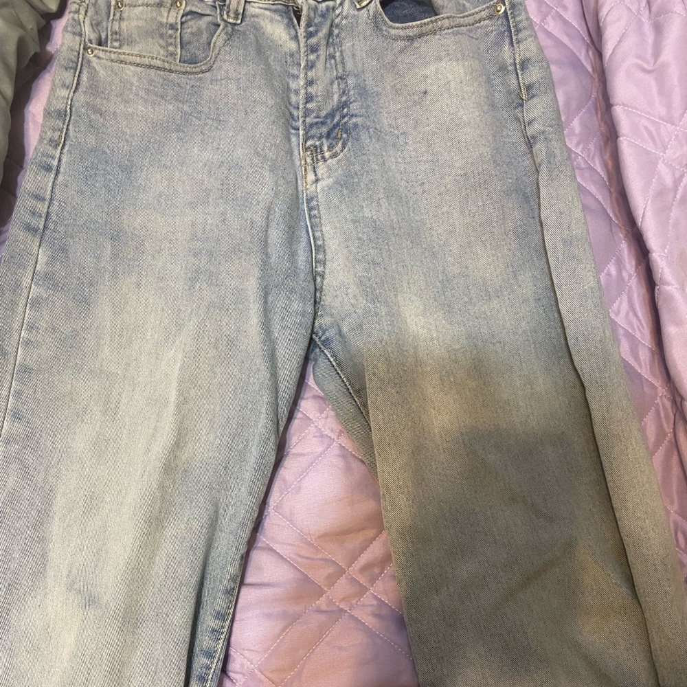 Denim light blue jeans